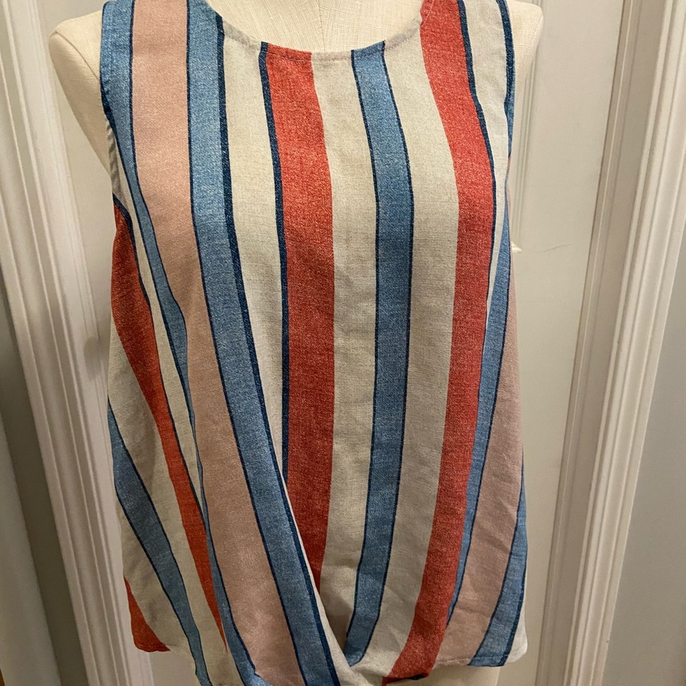 Cure Tank with Patriotic Colors